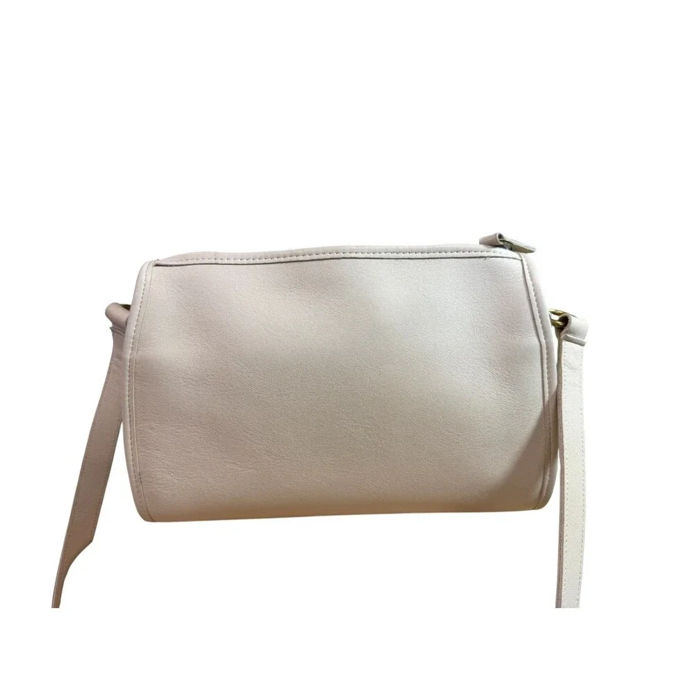 Coach Vintage Taylor Zip 1980's USA Bone Leather 0648-236 Shoulder/Crossbody